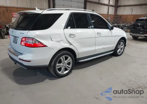 2015 Mercedes-Benz Ml 350 4Matic из США, поврежденный, VIN 4JGDA5HB3FA492815